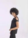 T-Shirt Damen Drop Tail Could Shoulder