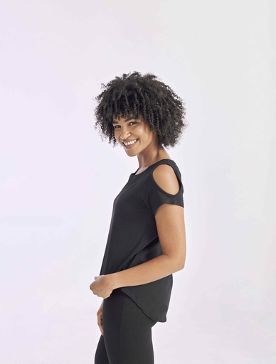 T-Shirt Damen Drop Tail Could Shoulder